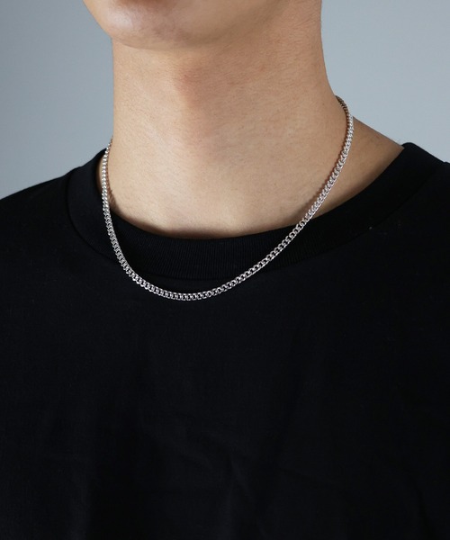 NUMBER (N)INE（ナンバーナイン）の「ショートチェーン ネックレス（ネックレス・メンズ・シルバー系その他2/ブラック系その他3/シルバー/ブラック/ブラック系その他2/シルバー系その他3・FREE）」の5枚目の写真