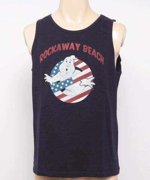 TMT（ティーエムティー）の「GHOSTBUSTERS×TMT TANKTOP(ROCKAWAY BEACH（Tシャツ/カットソー・メンズ・ホワイト/ネイビー/ブラック・LARGE/SMALL/MEDIUM）」の3枚目の写真