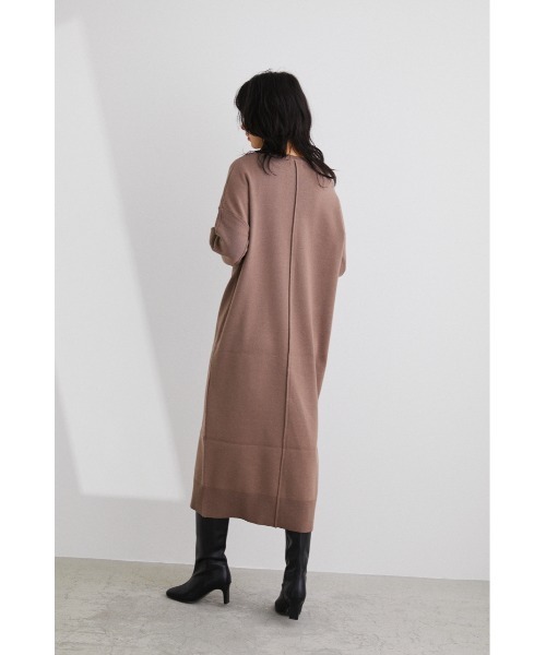 サーブルストレッチ ニットワンピース(ワンピース)｜TO BE CHIC
