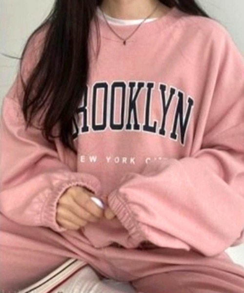 Dalfwin(ダールフィン)の「韓国ファッションBROOKLYNカレッジロゴスウェットセットアップパーカールームウェア(ルームウェア/パジャマ・レディース・グレー/ブラック/カーキ/オートミール/グレー系その他/ピンク/グレー系その他2/ベージュ系その他2/ブラック系2/グレー系2/カーキ系2/ピンク系2/グレー系その他3/ベージュ系その他3/ブラック系3/ベージュ系その他4/カーキ系4/グレー系4/ブラック系4/グレー系3/グレー系その他4/カーキ系3・FREE)」の22枚目の写真