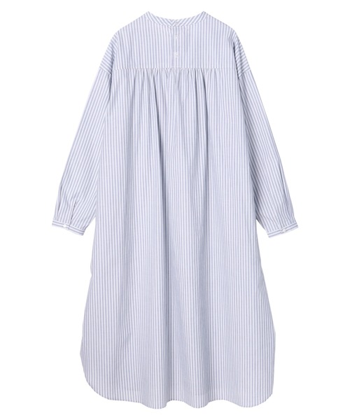 CRAFT STANDARD BOUTIQUE（クラフトスタンダードブティック）の「刺繍シャツワンピース　＊◆（シャツワンピース・レディース・アイボリー/ストライプ・FREE）」の3枚目の写真