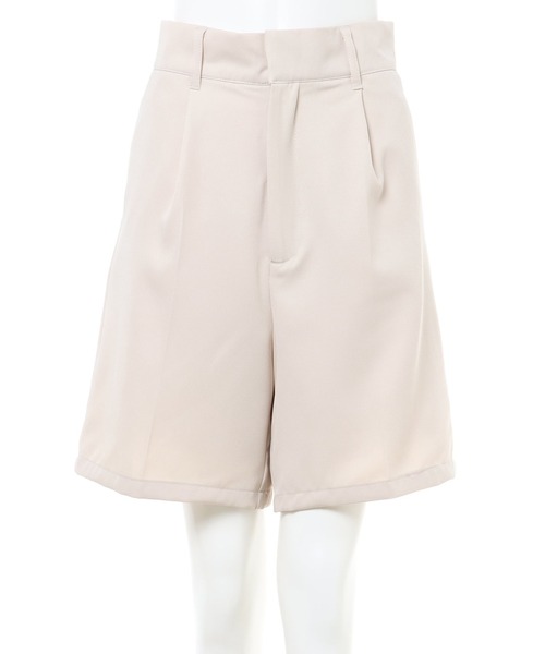 INGNI（イング）の「センタープレスハーフ／パンツ(セットアップ対応)（その他パンツ・レディース・ブラック/ベージュ/ブラウン系その他2/アイボリー・FREE）」の5枚目の写真