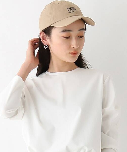 OPAQUE.CLIP（オペークドットクリップ）の「◆【OC】オーガニックコットン刺繍キャップ（キャップ・レディース・ダークグリーン/ボルドー/ライトベージュ・00）」の16枚目の写真