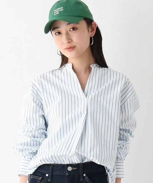 OPAQUE.CLIP（オペークドットクリップ）の「◆【OC】オーガニックコットン刺繍キャップ（キャップ・レディース・ダークグリーン/ボルドー/ライトベージュ・00）」の15枚目の写真