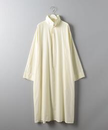 ＜08sircus＞taffteta スキッパーワンピース -ウォッシャブル-