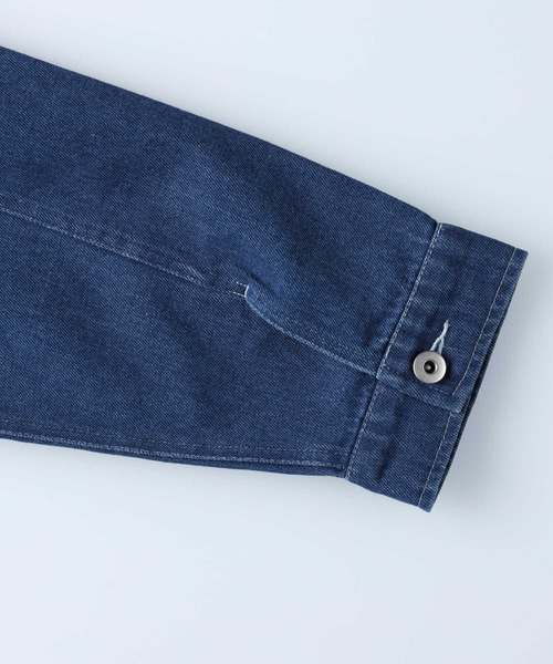 BACK NUMBER（バックナンバー）の「【BACK NUMBER】ビッグシルエットＧジャン（デニムジャケット・メンズ・オフホワイト/ブルー/ダークインディゴブルー・M/L/XL）」の22枚目の写真