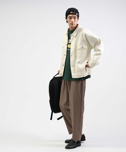 BACK NUMBER（バックナンバー）の「【BACK NUMBER】ビッグシルエットＧジャン（デニムジャケット・メンズ・オフホワイト/ブルー/ダークインディゴブルー・M/L/XL）」の7枚目の写真