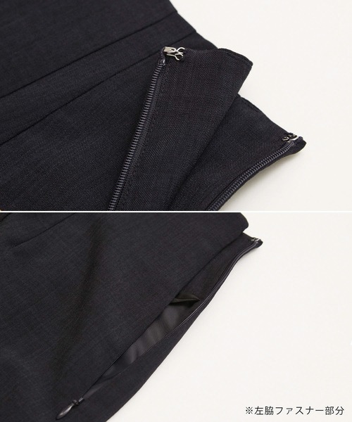 ROPE' PICNIC(ロペピクニック)の「【着丈が選べる/着丈長め】リネンライクラップスカート(スカート・レディース・ベージュ/ネイビー/サックスブルー/ラベンダー・40/38/36)」の19枚目の写真