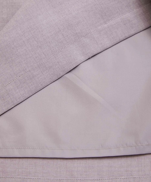ROPE' PICNIC(ロペピクニック)の「【着丈が選べる/着丈長め】リネンライクラップスカート(スカート・レディース・ベージュ/ネイビー/サックスブルー/ラベンダー・40/38/36)」の9枚目の写真