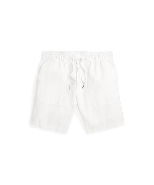 POLO RALPH LAUREN(ポロ ラルフ ローレン)の「8インチ クラシック フィット リネンコットン パンツ(その他パンツ・メンズ・ホワイト・S/M/L/XL/XS/XXL)」の1枚目の写真