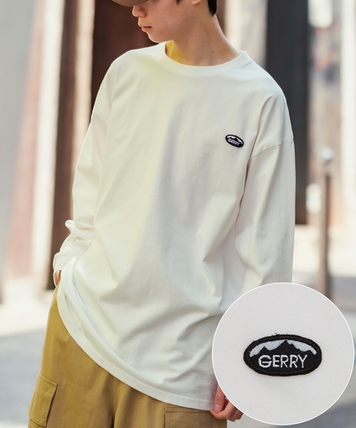 GERRY(ジェリー)の「【GERRY】別注 プリント/ワンポイント 刺しゅう 長袖Tシャツ(Tシャツ/カットソー・メンズ・パープル/ベージュ系その他2/グリーン系その他/グレー系その他/ホワイト系その他2/グレー系その他2/ホワイト/ベージュ系その他/グリーン系その他2/ブラック系その他3/パープル系その他2/ブラック系その他2/ホワイト系その他3/ブラック/パープル系その他3/ホワイト系その他4/ブルーグレー/キナリ/グレー系その他4/ダークグリーン/ブラック系その他5/ブラック系その他4/グレー系その他3/ブラウン/グレー/カーキ系3/ブラック系4/ホワイト系4/ブラック系3/グレー系4/イエロー系その他2/グレー系3/カーキ/ブルー/パープル系3/イエロー系その他/ホワイト系3/ブルー系3/ブラック系/ホワイト系/カーキ系/パープル系4/ブルー系4/カーキ系4/パープル系/ブルー系/グレー系/ホワイト系1/ホワイト系2/グレー系2/ブラック系2/ブルー系2/カーキ系2/パープル系2/ブルー系1/カーキ系1/ブラック系1/グレー系1/パープル系1・MEDIUM/LARGE/X-LARGE/SMALL)」の11枚目の写真