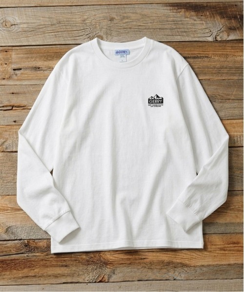 GERRY（ジェリー）の「【GERRY】別注 長袖Tシャツ（Tシャツ/カットソー・メンズ・パープル/ベージュ系その他2/グリーン系その他/グレー系その他/ホワイト系その他2/グレー系その他2/ホワイト/ベージュ系その他/グリーン系その他2/ブラック系その他3/パープル系その他2/ブラック系その他2/ホワイト系その他3/ブラック/パープル系その他3/ホワイト系その他4/ブルーグレー/キナリ/グレー系その他4/ダークグリーン/ブラック系その他5/ブラック系その他4/グレー系その他3/ブラウン/グレー/カーキ系3/ブラック系4/ホワイト系4/ブラック系3/グレー系4/イエロー系その他2/グレー系3/カーキ/ブルー/パープル系3/イエロー系その他/ホワイト系3/ブルー系3/ブラック系/ホワイト系/カーキ系/パープル系4/ブルー系4/カーキ系4/パープル系/ブルー系/グレー系/ホワイト系1/ホワイト系2/グレー系2/ブラック系2/ブルー系2/カーキ系2/パープル系2/ブルー系1/カーキ系1/ブラック系1/グレー系1/パープル系1/ホワイト系7/ホワイト系6/ブラック系5/ブラック系6/ホワイト系5・MEDIUM/LARGE/X-LARGE/SMALL）」の13枚目の写真