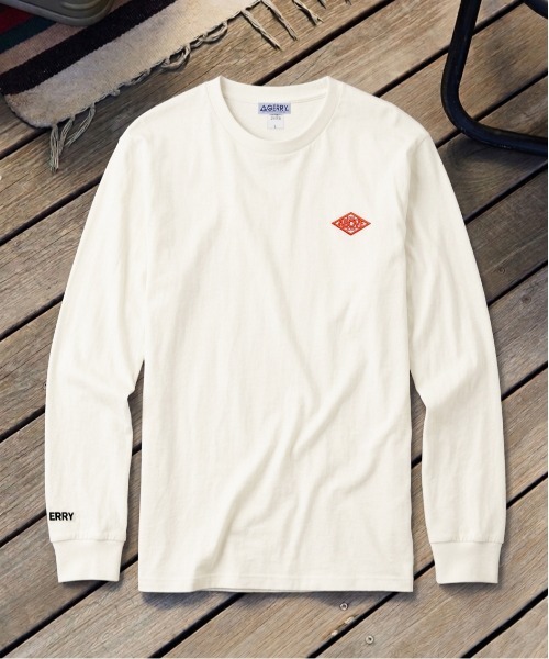 GERRY（ジェリー）の「【GERRY】別注 長袖Tシャツ（Tシャツ/カットソー・メンズ・パープル/ベージュ系その他2/グリーン系その他/グレー系その他/ホワイト系その他2/グレー系その他2/ホワイト/ベージュ系その他/グリーン系その他2/ブラック系その他3/パープル系その他2/ブラック系その他2/ホワイト系その他3/ブラック/パープル系その他3/ホワイト系その他4/ブルーグレー/キナリ/グレー系その他4/ダークグリーン/ブラック系その他5/ブラック系その他4/グレー系その他3/ブラウン/グレー/カーキ系3/ブラック系4/ホワイト系4/ブラック系3/グレー系4/イエロー系その他2/グレー系3/カーキ/ブルー/パープル系3/イエロー系その他/ホワイト系3/ブルー系3/ブラック系/ホワイト系/カーキ系/パープル系4/ブルー系4/カーキ系4/パープル系/ブルー系/グレー系/ホワイト系1/ホワイト系2/グレー系2/ブラック系2/ブルー系2/カーキ系2/パープル系2/ブルー系1/カーキ系1/ブラック系1/グレー系1/パープル系1/ホワイト系7/ホワイト系6/ブラック系5/ブラック系6/ホワイト系5・MEDIUM/LARGE/X-LARGE/SMALL）」の14枚目の写真