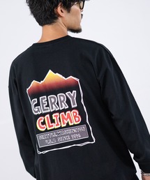 GERRY（ジェリー）の「【GERRY】別注 プリント/ワンポイント 刺しゅう 長袖Tシャツ（Tシャツ/カットソー）」
