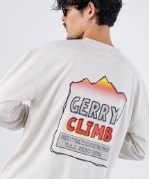 GERRY（ジェリー）の「【GERRY】別注 プリント/ワンポイント 刺しゅう 長袖Tシャツ（Tシャツ/カットソー）」