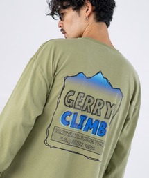 GERRY（ジェリー）の「【GERRY】別注 プリント/ワンポイント 刺しゅう 長袖Tシャツ（Tシャツ/カットソー）」