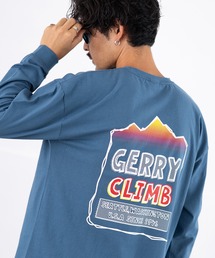 GERRY（ジェリー）の「【GERRY】別注 プリント/ワンポイント 刺しゅう 長袖Tシャツ（Tシャツ/カットソー）」
