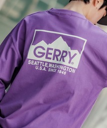 GERRY（ジェリー）の「【GERRY】別注 プリント/ワンポイント 刺しゅう 長袖Tシャツ（Tシャツ/カットソー）」