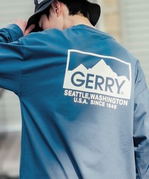 GERRY | 【GERRY】別注 プリント＆ワンポイント 刺しゅう 長袖Tシャツ(Tシャツ/カットソー)