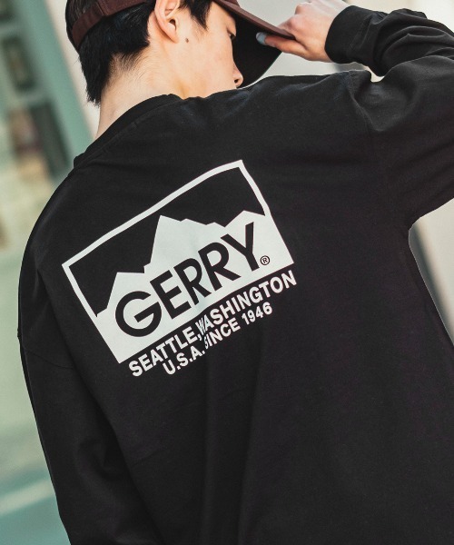 GERRY(ジェリー)の「【GERRY】別注 プリント/ワンポイント 刺しゅう 長袖Tシャツ(Tシャツ/カットソー・メンズ・パープル/ベージュ系その他2/グリーン系その他/グレー系その他/ホワイト系その他2/グレー系その他2/ホワイト/ベージュ系その他/グリーン系その他2/ブラック系その他3/パープル系その他2/ブラック系その他2/ホワイト系その他3/ブラック/パープル系その他3/ホワイト系その他4/ブルーグレー/キナリ/グレー系その他4/ダークグリーン/ブラック系その他5/ブラック系その他4/グレー系その他3/ブラウン/グレー/カーキ系3/ブラック系4/ホワイト系4/ブラック系3/グレー系4/イエロー系その他2/グレー系3/カーキ/ブルー/パープル系3/イエロー系その他/ホワイト系3/ブルー系3/ブラック系/ホワイト系/カーキ系/パープル系4/ブルー系4/カーキ系4/パープル系/ブルー系/グレー系/ホワイト系1/ホワイト系2/グレー系2/ブラック系2/ブルー系2/カーキ系2/パープル系2/ブルー系1/カーキ系1/ブラック系1/グレー系1/パープル系1・MEDIUM/LARGE/X-LARGE/SMALL)」の14枚目の写真