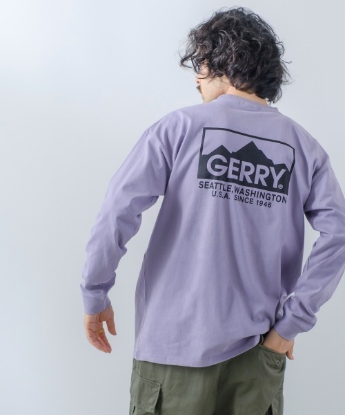 【GERRY】別注プリント長袖Tシャツ