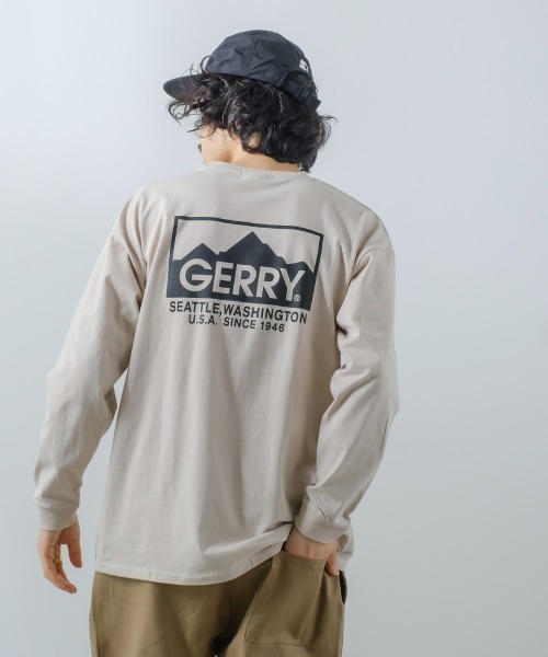 【GERRY】別注プリント長袖Tシャツ