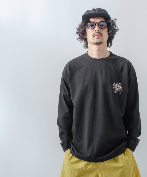 【GERRY】別注プリント長袖Tシャツ