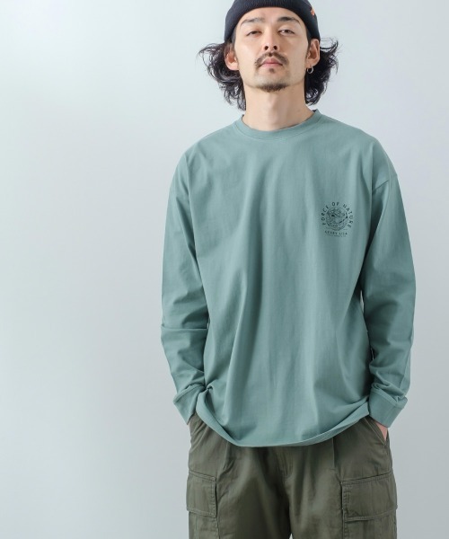 【GERRY】別注プリント長袖Tシャツ