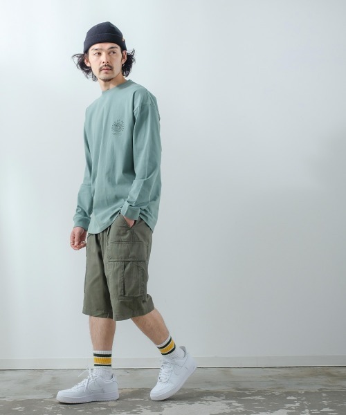 【GERRY】別注プリント長袖Tシャツ