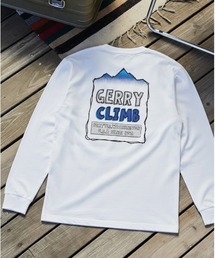 GERRY（ジェリー）の「【GERRY】別注 プリント/ワンポイント 刺しゅう 長袖Tシャツ（Tシャツ/カットソー）」