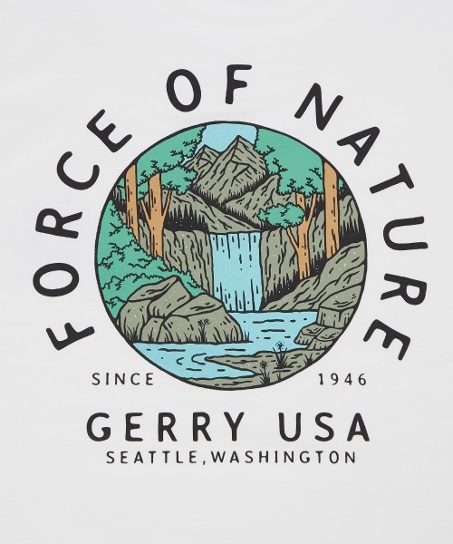 【GERRY】別注プリント長袖Tシャツ