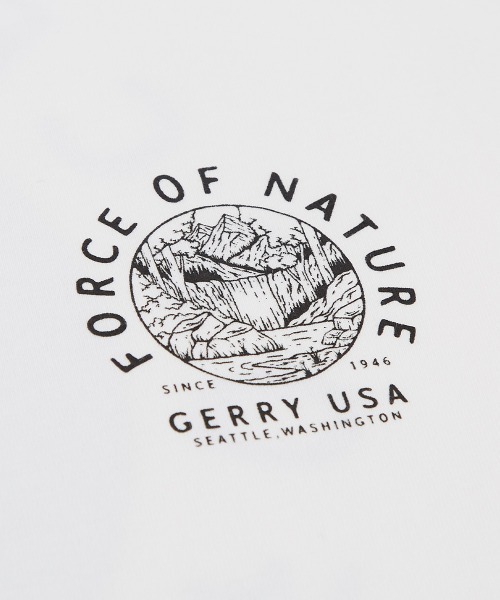 【GERRY】別注プリント長袖Tシャツ