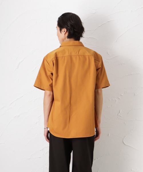 Dickies(ディッキーズ)の「Dickies ディッキーズ ワッペンワークシャツ(シャツ/ブラウス・メンズ・ブラック/オレンジ/グリーン/アイボリー・M/L/XL)」の14枚目の写真