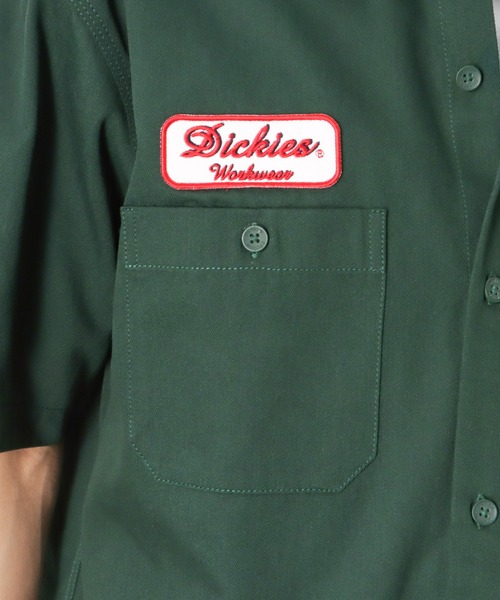 Dickies(ディッキーズ)の「Dickies ディッキーズ ワッペンワークシャツ(シャツ/ブラウス・メンズ・ブラック/オレンジ/グリーン/アイボリー・M/L/XL)」の19枚目の写真