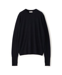 カシミヤ クルーネックプルオーバー