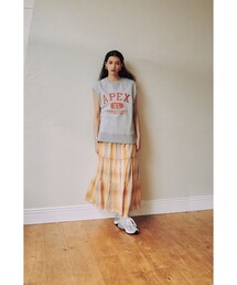 FREAK'S STORE | ▽【WEB限定】w/ the Parks/ウィズザパークス　APEXミニ裏毛ノースリーブTシャツ(Tシャツ/カットソー)