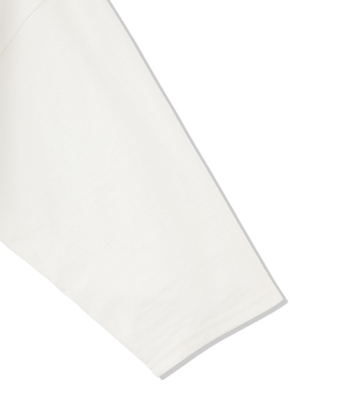 n.a.s(ナス)の「【n.a.s】前後2WAYサイドスリット7部袖ロングTシャツ(ワンピース・レディース・ホワイト/ブラック/カーキ・FREE)」の5枚目の写真