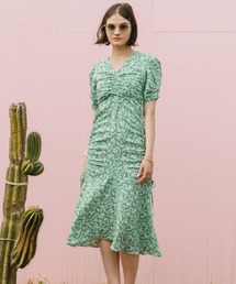 ドロストギャザーワンピース