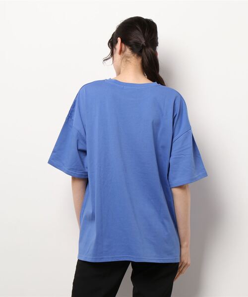 SpRay（スプレイ）の「トラさがらＢＩＧＴシャツ（Tシャツ/カットソー・レディース・ブラック/オフホワイト/オレンジ/ブルー・FREE）」の7枚目の写真