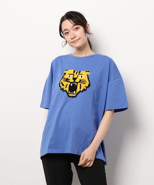 SpRay（スプレイ）の「トラさがらBIGTシャツ（Tシャツ/カットソー