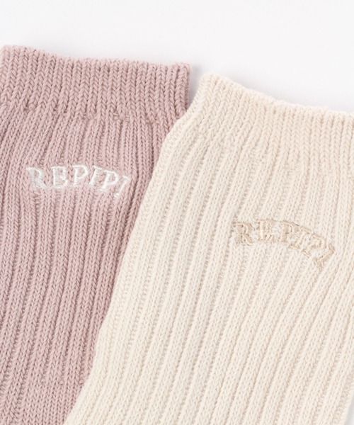 repipi armario(レピピ アルマリオ)の「アーチロゴソックス(ソックス/靴下・キッズ・ホワイト/ベージュ/ブラック系その他/グレー/ピンク系その他/パープル系その他/グリーン系その他/イエロー系その他/ブルー系その他/その他6/グリーン・FREE)」の16枚目の写真