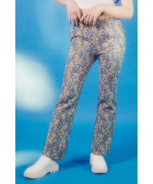 WC | フラワー柄ゴブランパンツ(スラックス)