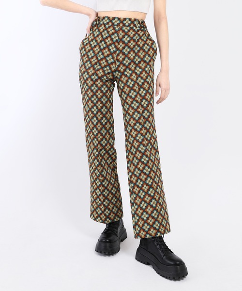 WC(ダブル シー)の「フラワー柄ゴブランパンツ(スラックス・レディース・その他1/その他2・FREE)」の12枚目の写真