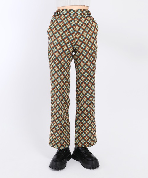 WC(ダブル シー)の「フラワー柄ゴブランパンツ(スラックス・レディース・その他1/その他2・FREE)」の13枚目の写真