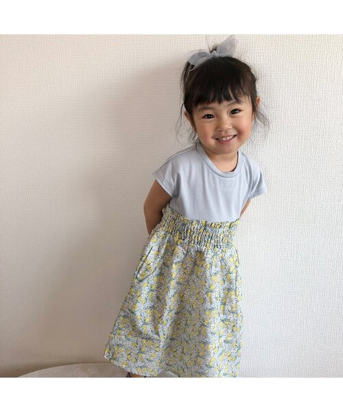 apres les cours（アプレレクール）の「WEB限定 レモン総柄ドッキング