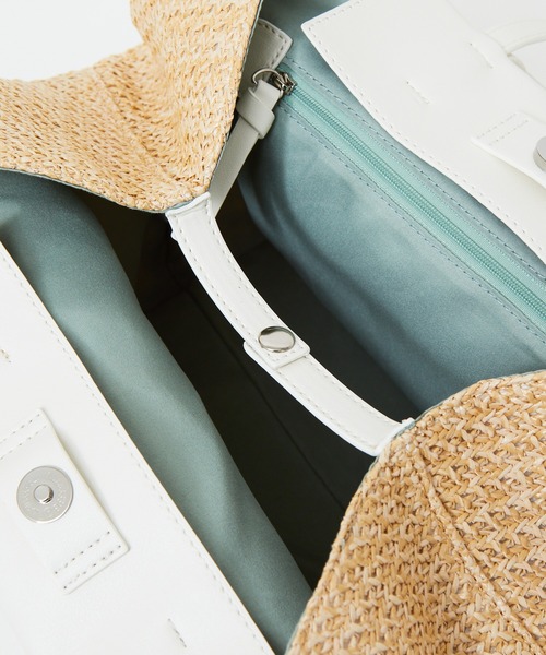 LOWELL things（ロウェル　シングス）の「●【WEB限定】メッシュトートBAG（トートバッグ・レディース・ブラウン/ホワイト/グリーン・フリー）」の17枚目の写真