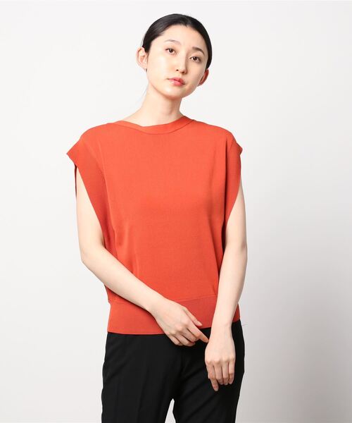 ASTORIA ODIER（アストリアオディール）の「フレンチコンパクトニット（ニット/セーター・レディース・イエロー/ホワイト/オレンジ/ブラック/ブラウン/ネイビー/グリーン/ピンク/パープル・MEDIUM）」の21枚目の写真