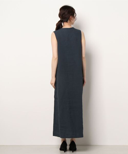 agnes b.（アニエスベー）の「UAF9 ROBE リネンロングワンピース