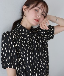 人気！黒が素敵❗️可愛いオシャレなトップス☆ 素敵★☆可愛い！　 生地に水玉模様 楽天市場】大人可愛い（柄ドット・水玉）（トップス｜レディース