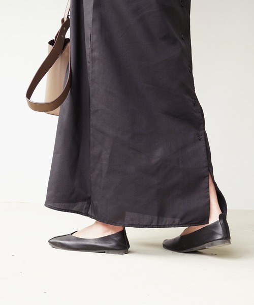 IAMUSE（アイアミューズ）の「デザインパフスリーブ2WAYワンピース S0669【IAMUSE】（ワンピース・レディース・モカ/グリーン/ブラック・FREE）」の12枚目の写真